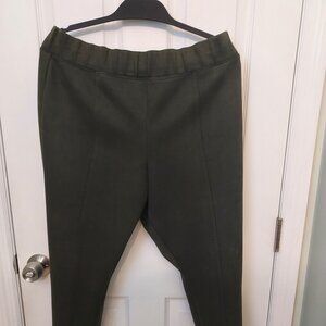 Old Navy Stevie Velvet Pant Olive Green XL